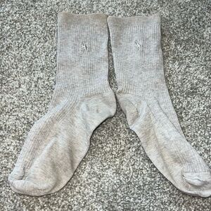 Grey Ralph Lauren polo women’s socks